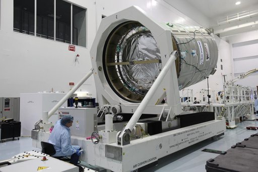OA-7 Cargo Module Rotate to Vertical