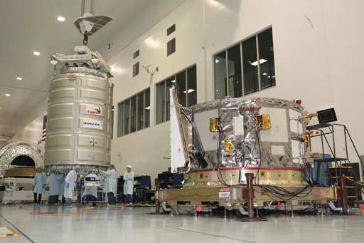 OA-7 Cargo Module mate to Service Module