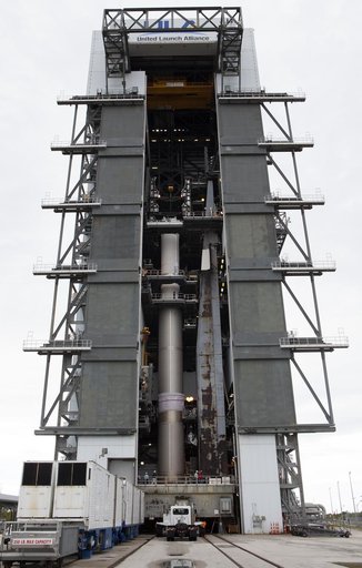 OA-7 Atlas V Centaur Stage Lift and Mate to Booster