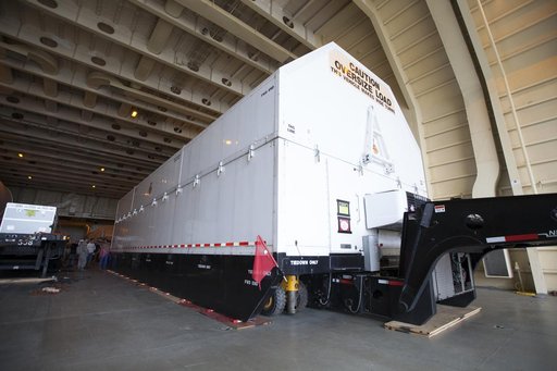 Interim Cryogenic Propulsion Stage (ICPS) Arrival for EM-1