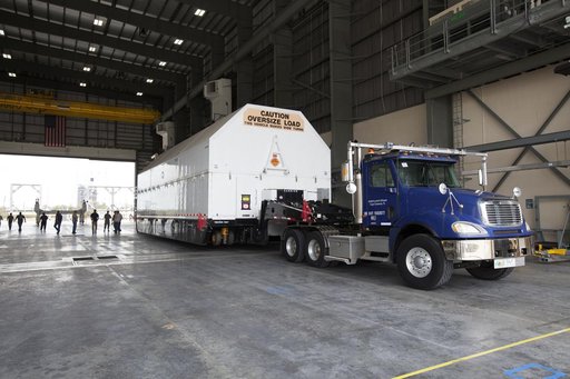 Interim Cryogenic Propulsion Stage (ICPS) Arrival for EM-1