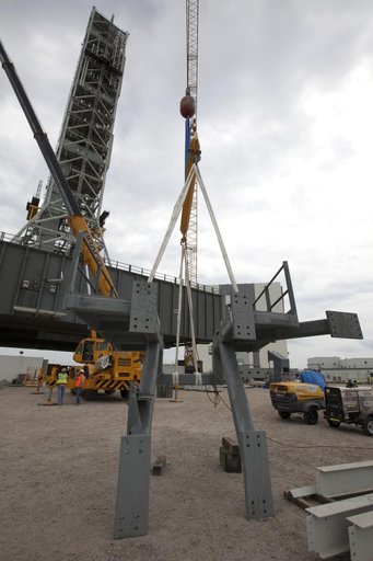 Orion Service Module Umbilical (OSMU) Lift & Preparation for Ins