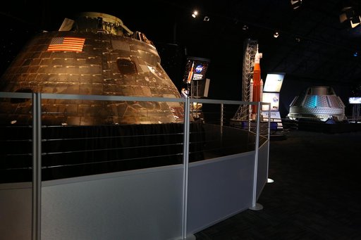 EFT-1 Crew Module on Display at KSC Visitor Complex
