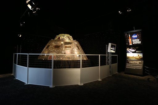 EFT-1 Crew Module on Display at KSC Visitor Complex
