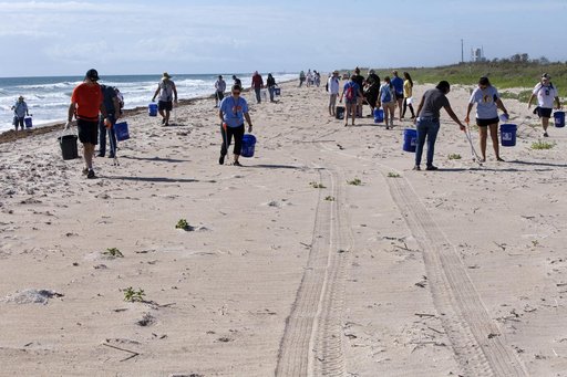 Beach Clean-Up near Historic Beach House