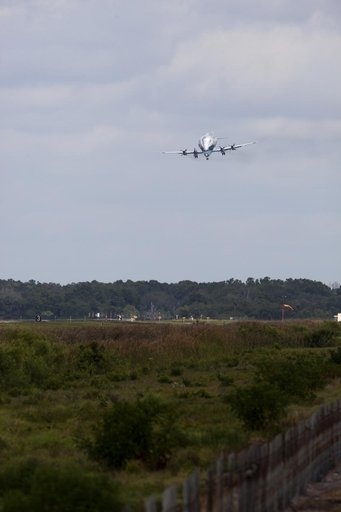 Guppy Arrival for Orion EM-1 Crew Module Structural Test Article