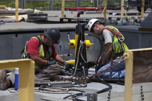 Vehicle Support Posts Installation onto Mobile Launcher