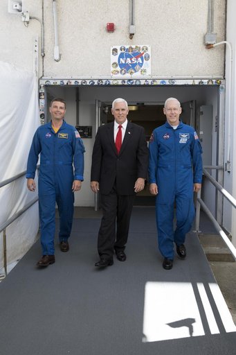 Vice President Mike Pence Tours O&C at Kennedy Space Center