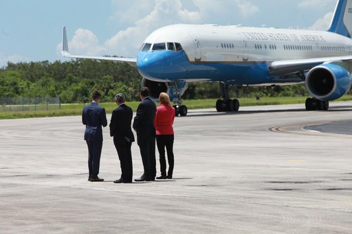 Vice President Mike Pence Arrival at Kennedy Space Center