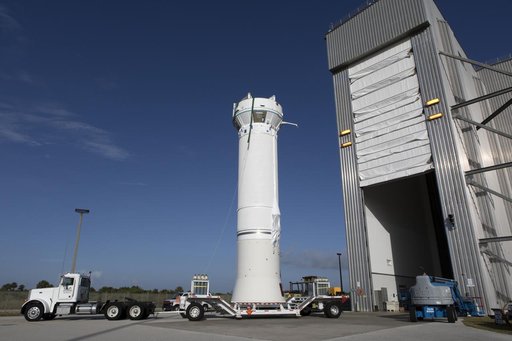TDRS-M Atlas V Second Stage Centaur Transport from DOC to VIF