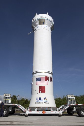 TDRS-M Atlas V Second Stage Centaur Transport from DOC to VIF