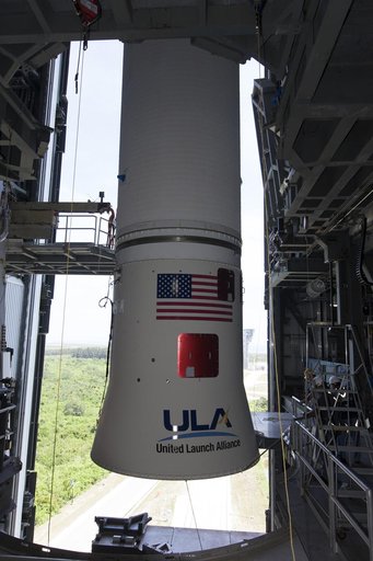 TDRS-M Atlas V Second Stage Centaur Off-Site Vertical Integratio