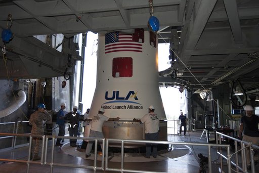 TDRS-M Atlas V Second Stage Centaur Off-Site Vertical Integratio