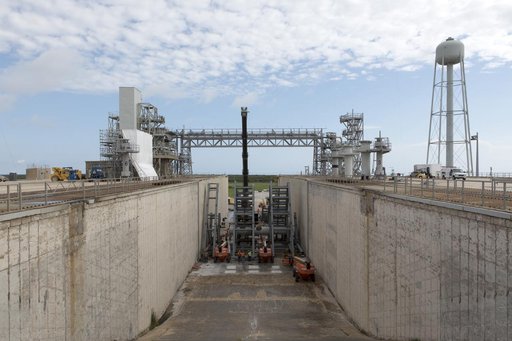 Pad 39B Flame Deflector Installation - Prep Work
