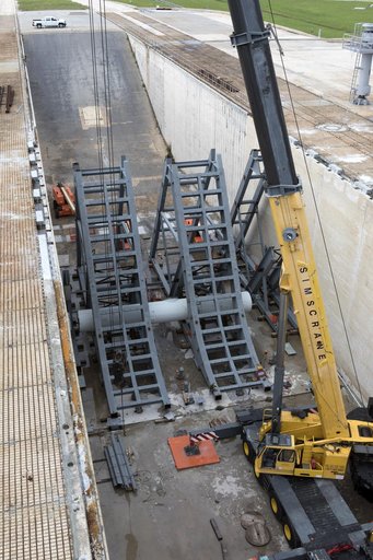 Pad 39B Flame Deflector Installation - Prep Work