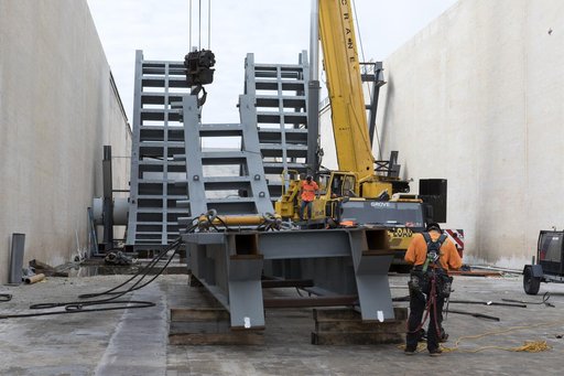 Pad 39B Flame Deflector Installation - Prep Work