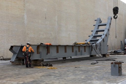 Pad 39B Flame Deflector Installation - Prep Work