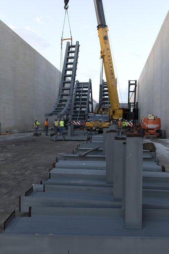 Pad 39B Flame Deflector Installation