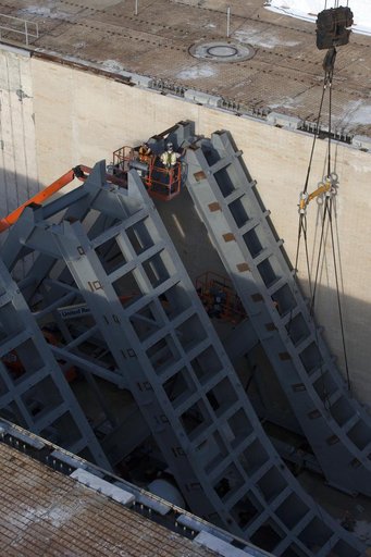 Pad 39B Flame Deflector Installation