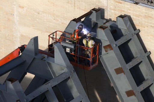 Pad 39B Flame Deflector Installation
