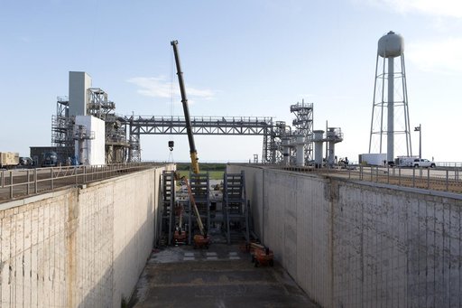 Pad 39B Flame Deflector Installation
