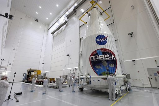 TDRS-M Spacecraft Lift to Transport Vehicle