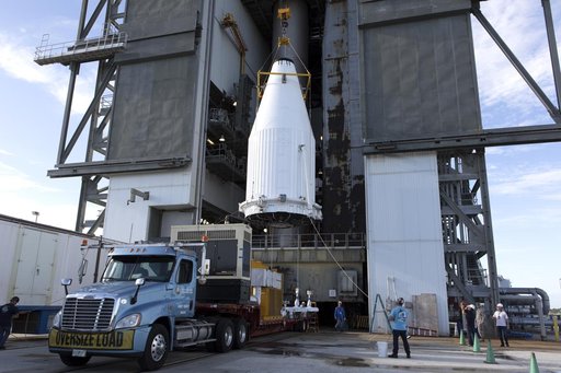 TDRS-M Spacecraft Lift & Mate