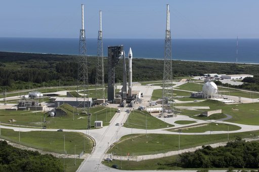 TDRS-M Atlas V Rollout from VIF to Pad 41