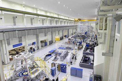 Orion Space Hardware In-Production inside the Operations and Che