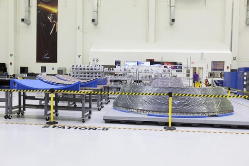 Orion Space Hardware In-Production inside the Operations and Che