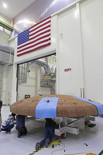 Orion Heat Shield Move