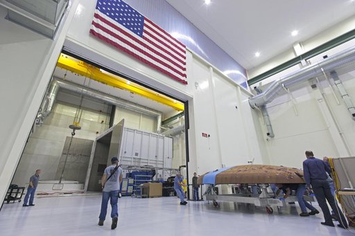 Orion Heat Shield Move
