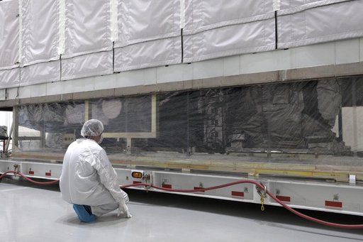 GOES-S Uncrating