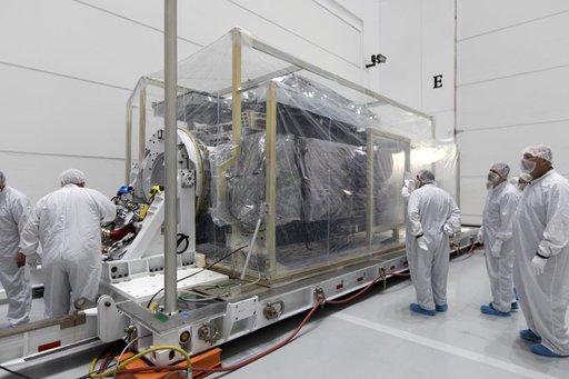 GOES-S Uncrating