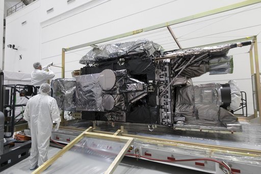 GOES-S Uncrating