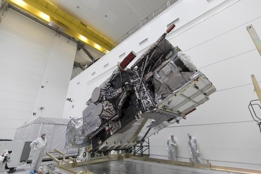 GOES-S Uncrating