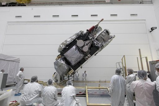 GOES-S Uncrating