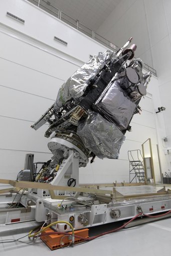 GOES-S Uncrating