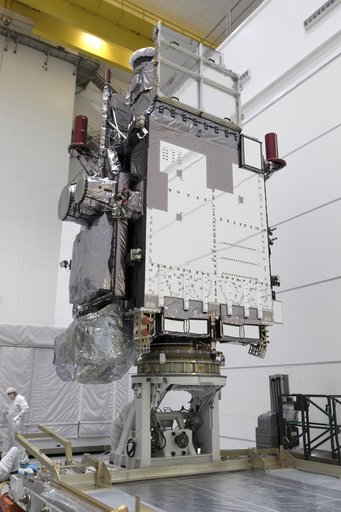 GOES-S Uncrating