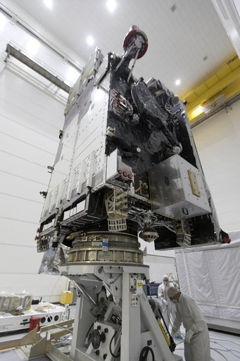 GOES-S Uncrating