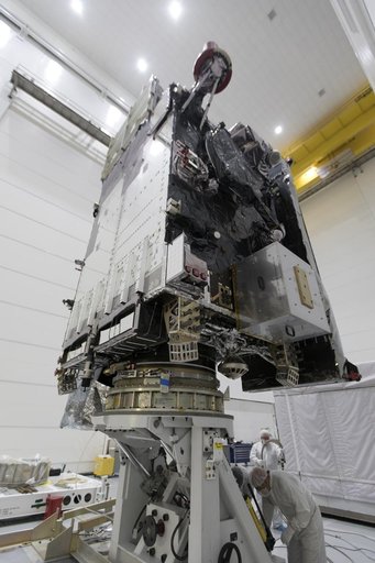 GOES-S Uncrating