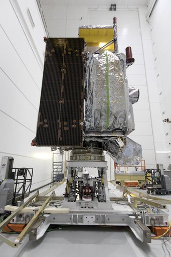 GOES-S Uncrating