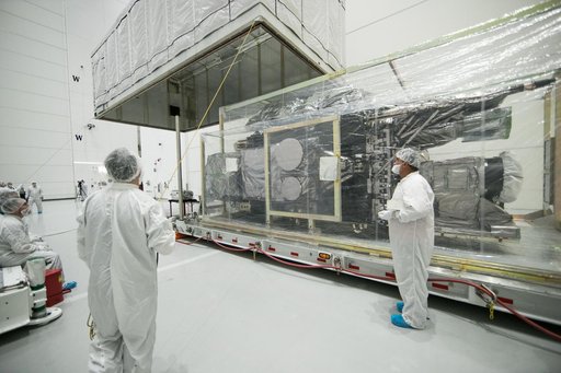 GOES-S Uncrating