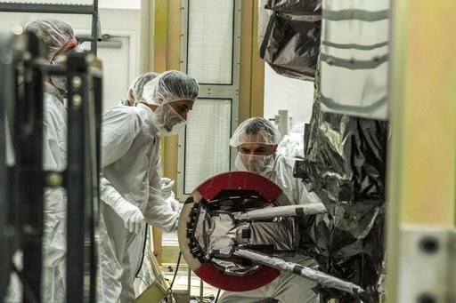 GOES-S Uncrating