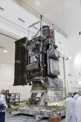 GOES-S Move to Workstand; Transition into Highbay