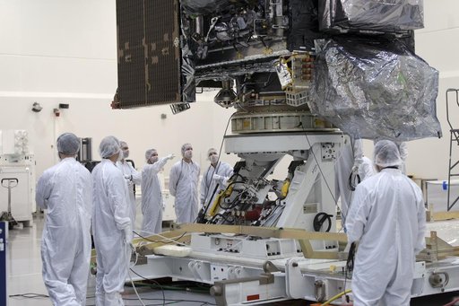 GOES-S Move to Workstand; Transition into Highbay