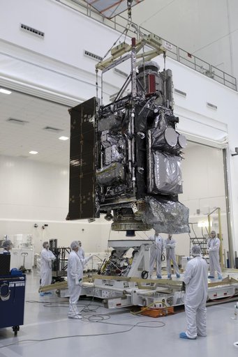 GOES-S Move to Workstand; Transition into Highbay