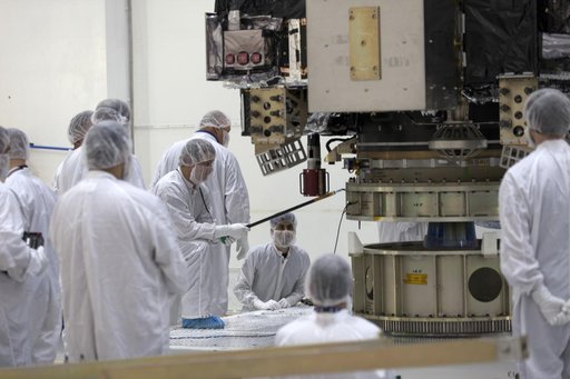GOES-S Move to Workstand; Transition into Highbay