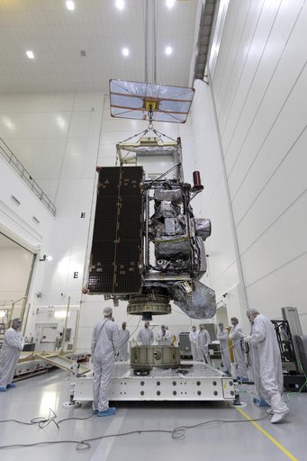 GOES-S Move to Workstand; Transition into Highbay