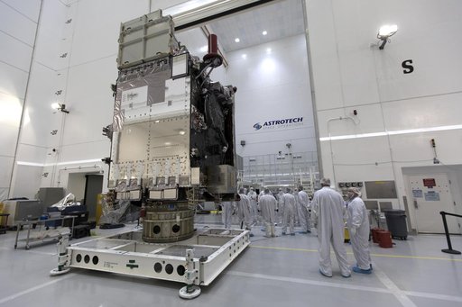 GOES-S Move to Workstand; Transition into Highbay